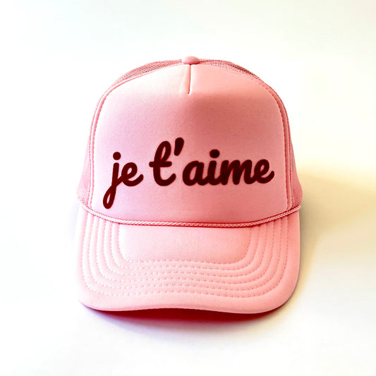 Je T'aime trucker Hat