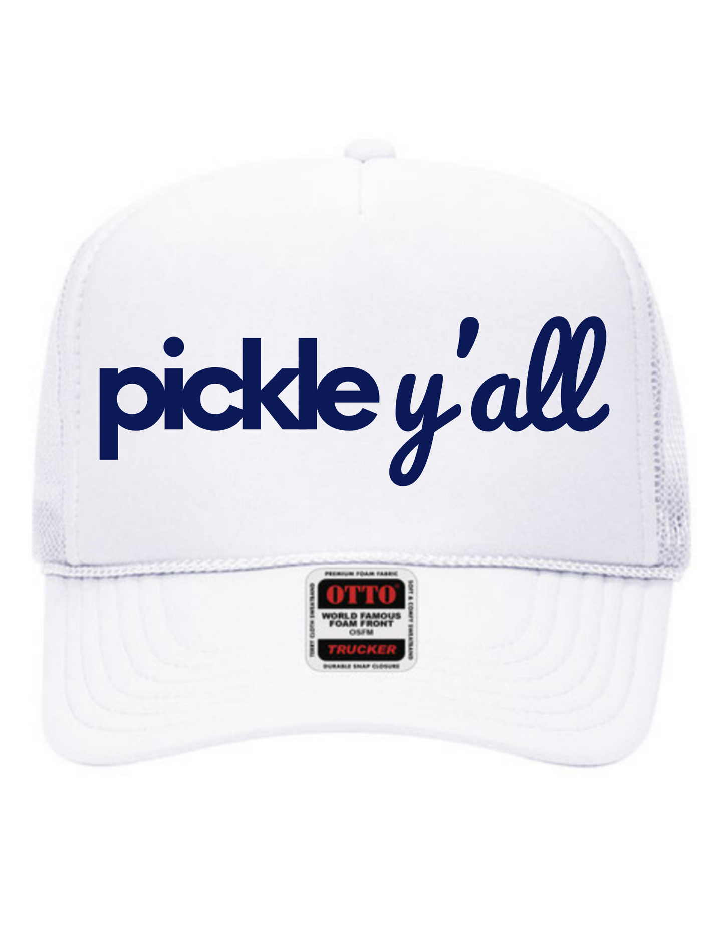 Pickle Y'all Mid Profile Pickleball Foam Trucker Hat