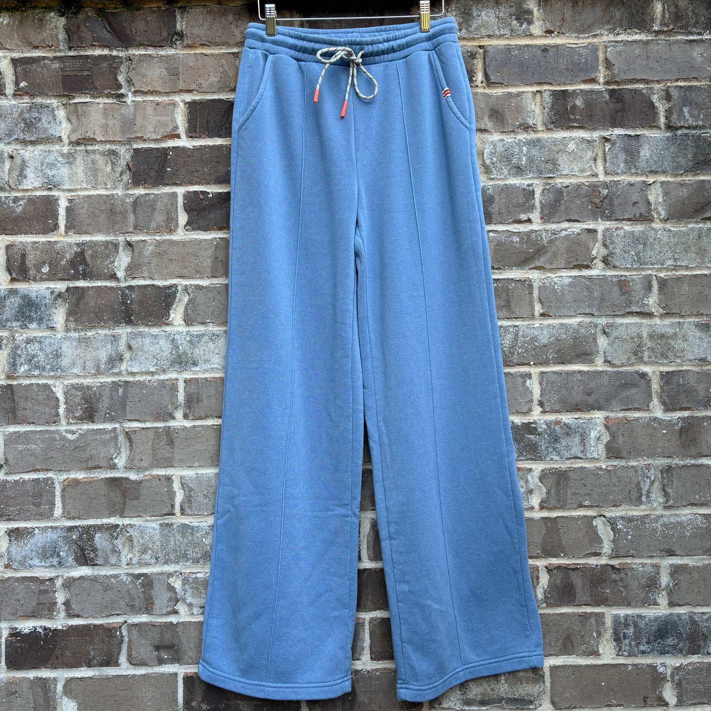 Super Cozy Fleece Wide Leg Front Seam Drawstring Sweatpant