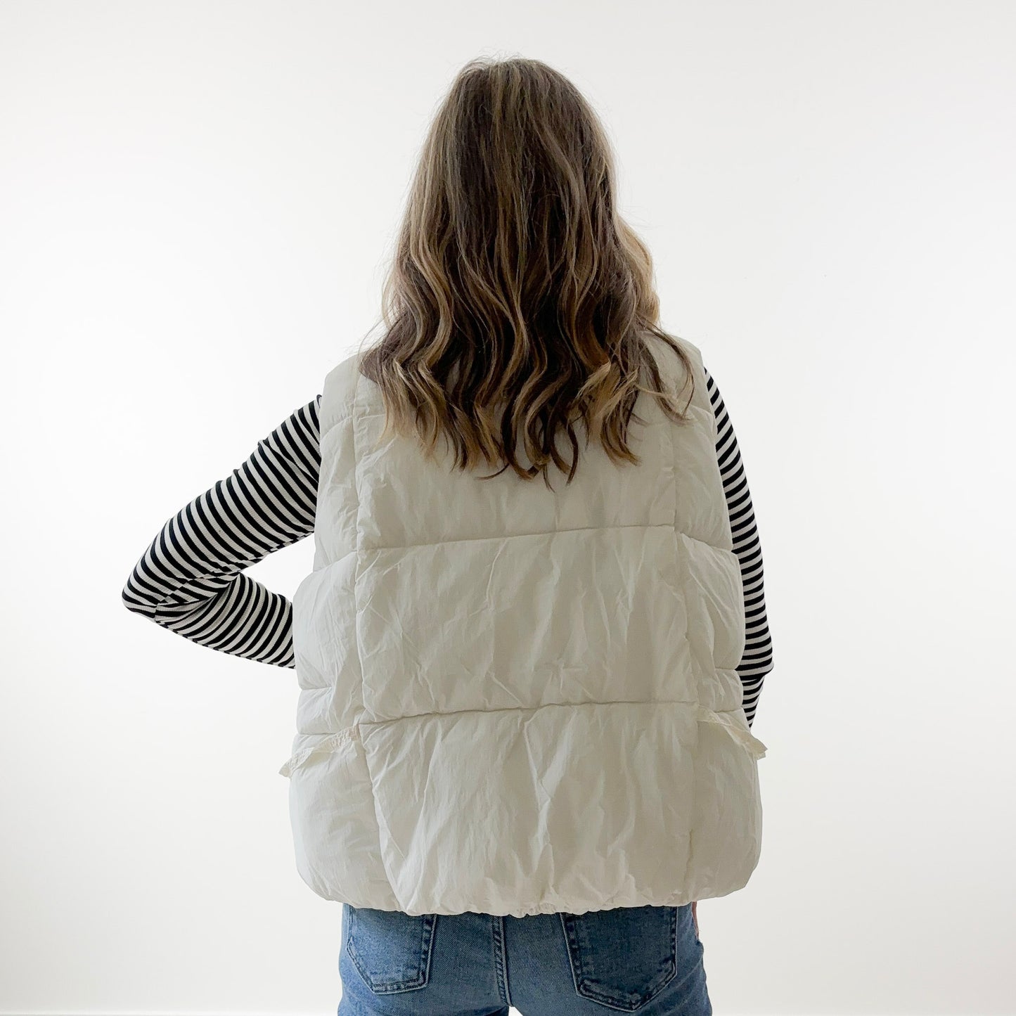 SALE Cargo Puffer Vest