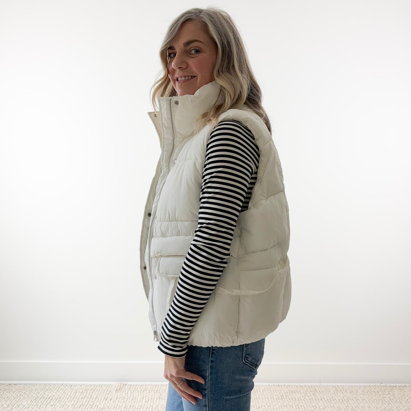 SALE Cargo Puffer Vest