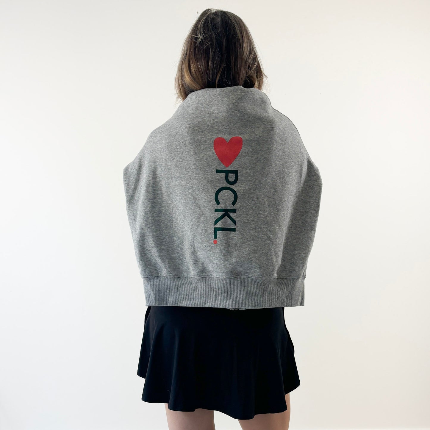 Heart PCKL Oversized Full Zip Fleece Jacket