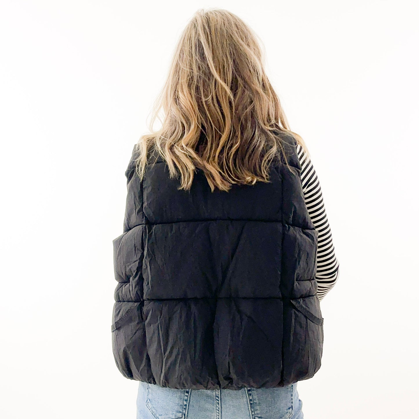 SALE Cargo Puffer Vest