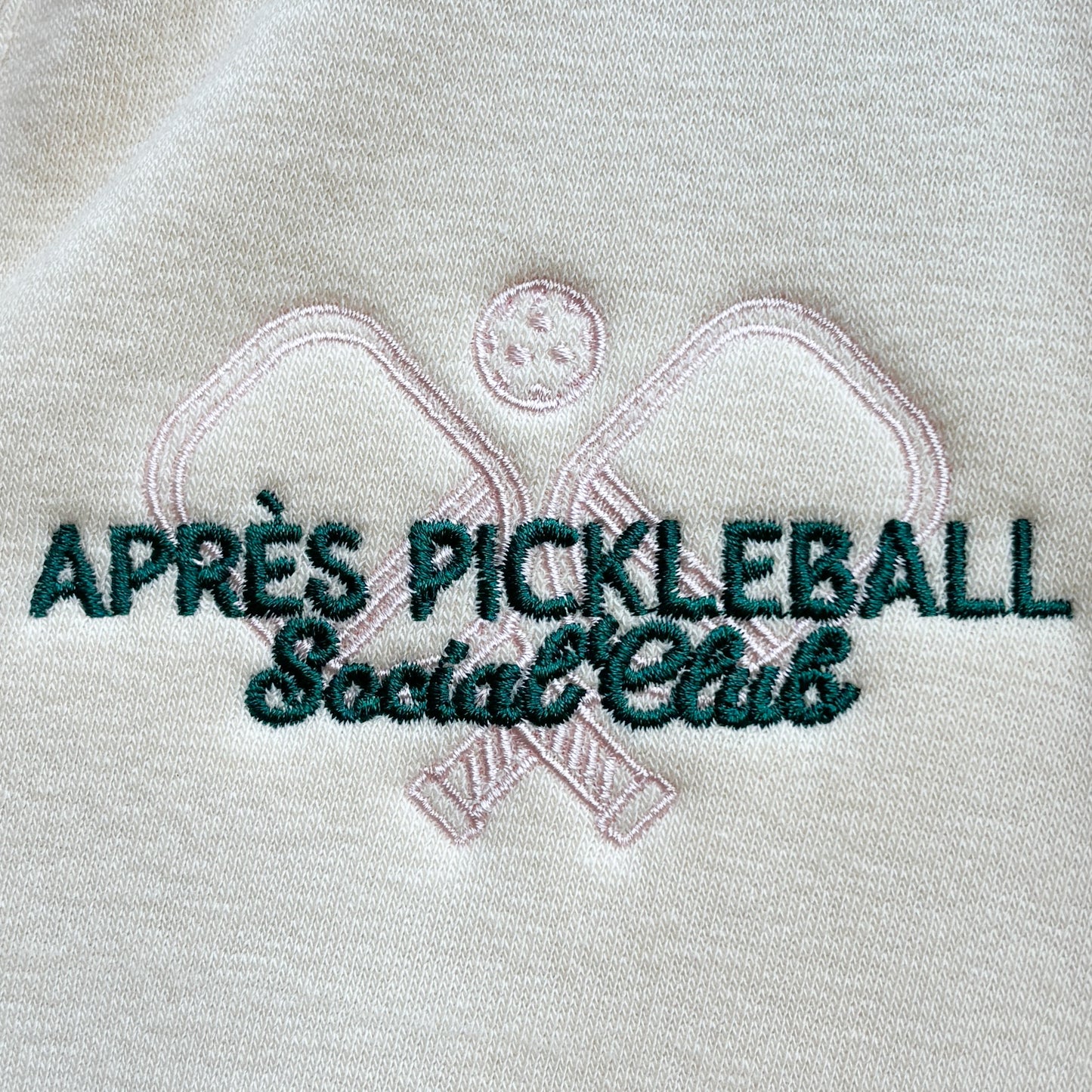 Après Pickleball Social Club Collared Sweatshirt