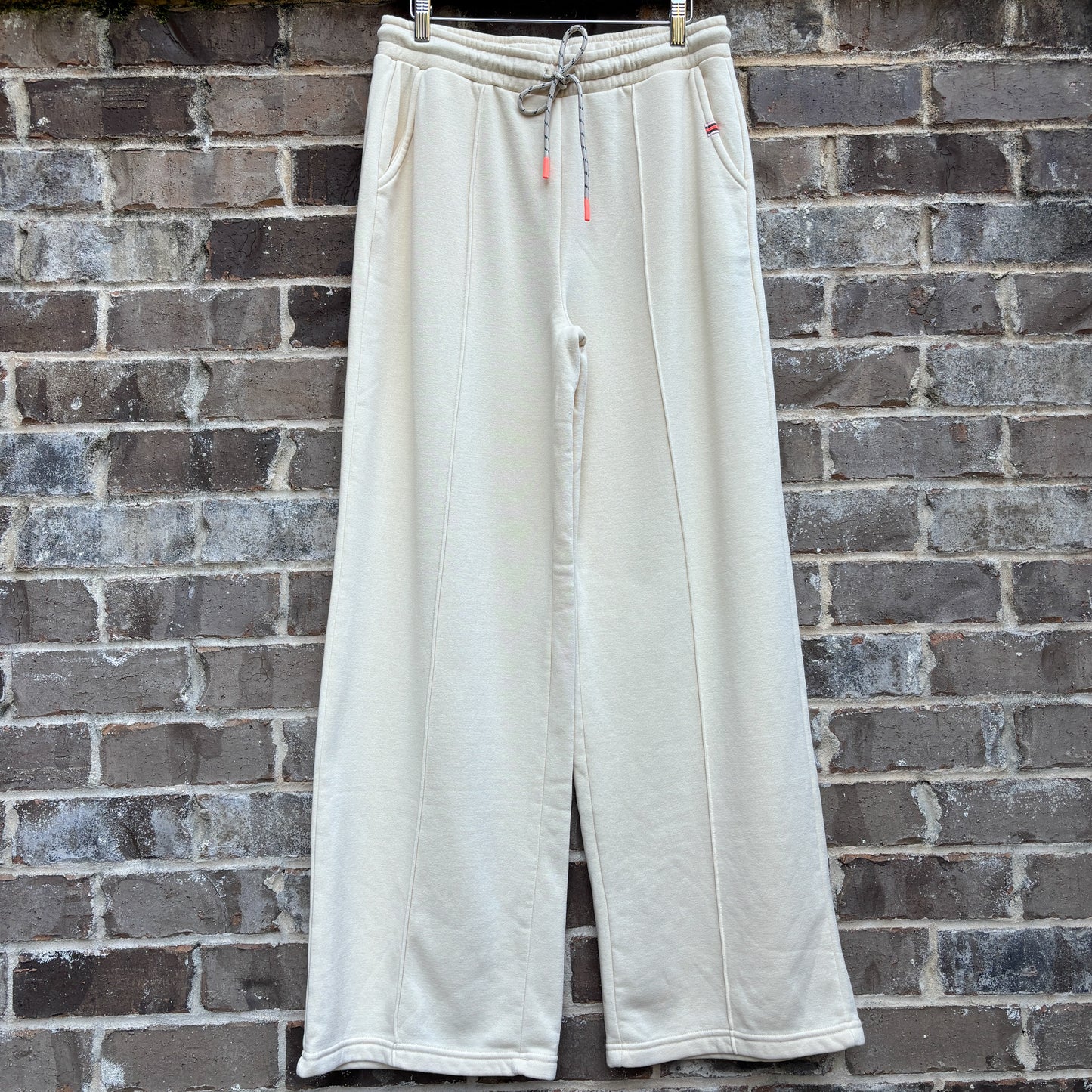 Super Cozy Fleece Wide Leg Front Seam Drawstring Sweatpant