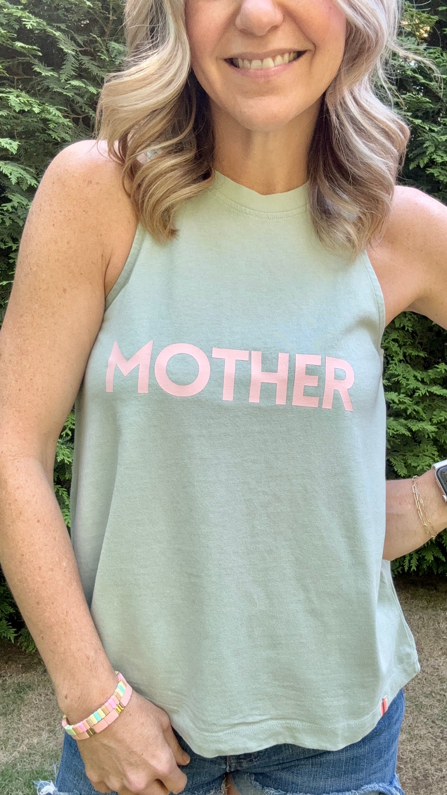 Mother Garment Dyed Tank Top